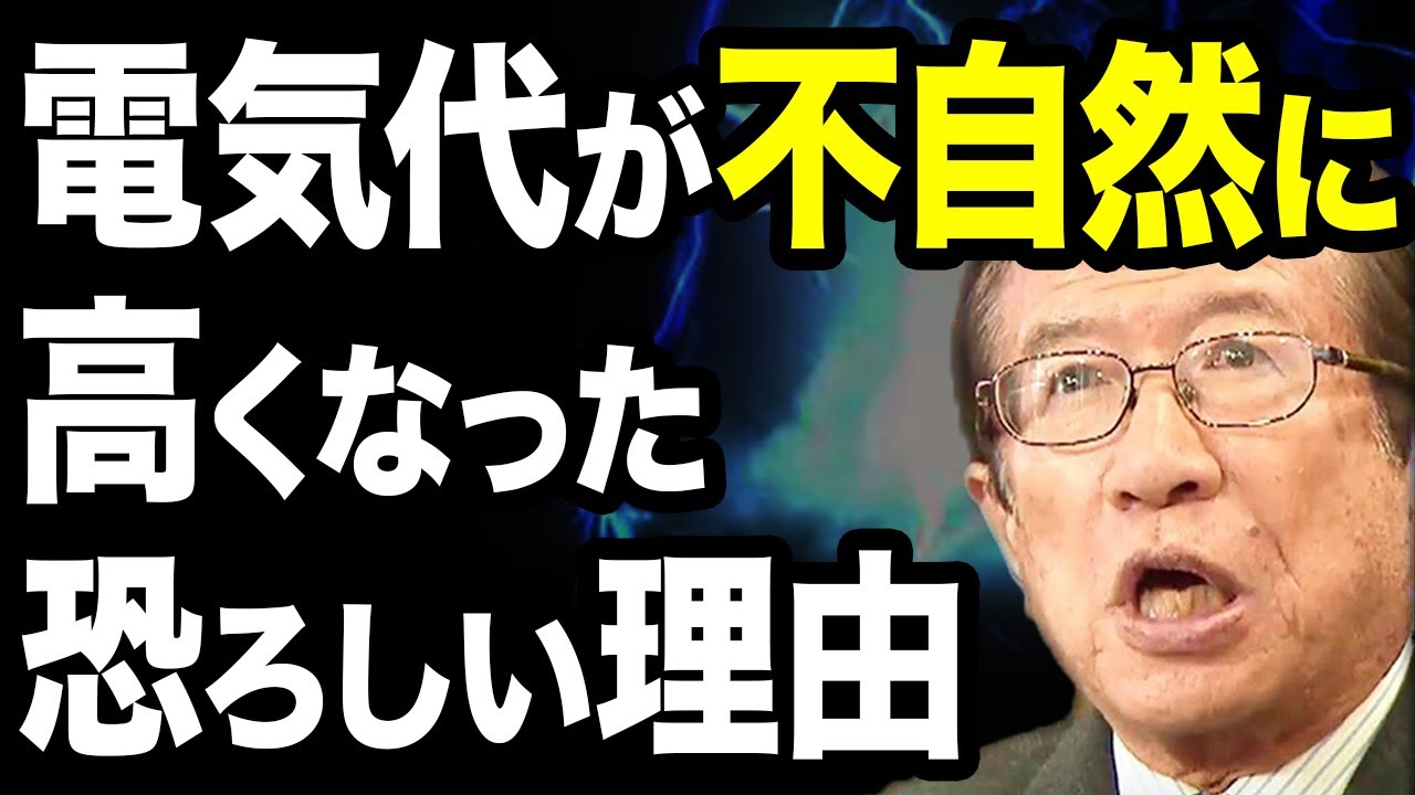 【武田邦彦】電気代が不自然に高くなった恐ろしい理由をノーカットで詳細に暴露します！