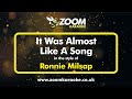 Ronnie Milsap It Was Almost Like A Song Karaoke Version From Zoom Karaoke