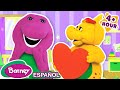 Amo A Mis Amigos Amistades Y El Día De San Valentín Para Niños VIDEO NUEVO Barney En Español