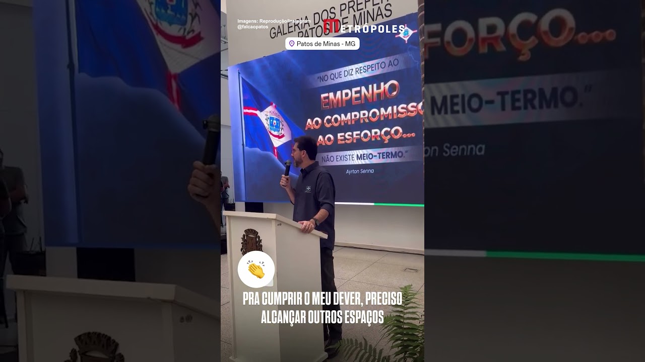 Luís Eduardo Falcão (Republicanos) deixa a prefeitura de Patos de Minas e a presidência da AMM