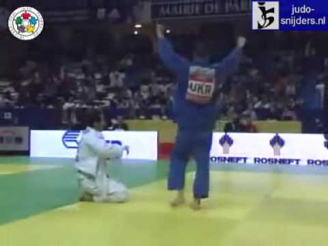 Judo 2009 Paris: Popovych (UKR) - Dracius (FRA) [-73kg].