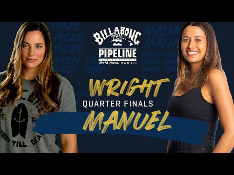 Wright vs. Manuel Billabong Pro Pipeline - QuarterFinals Heat Replay