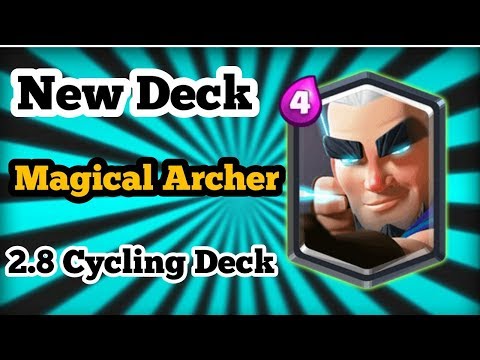 New Card MAGICAL ARCHER And a new deck hog with magical archer  cheap cycling deck