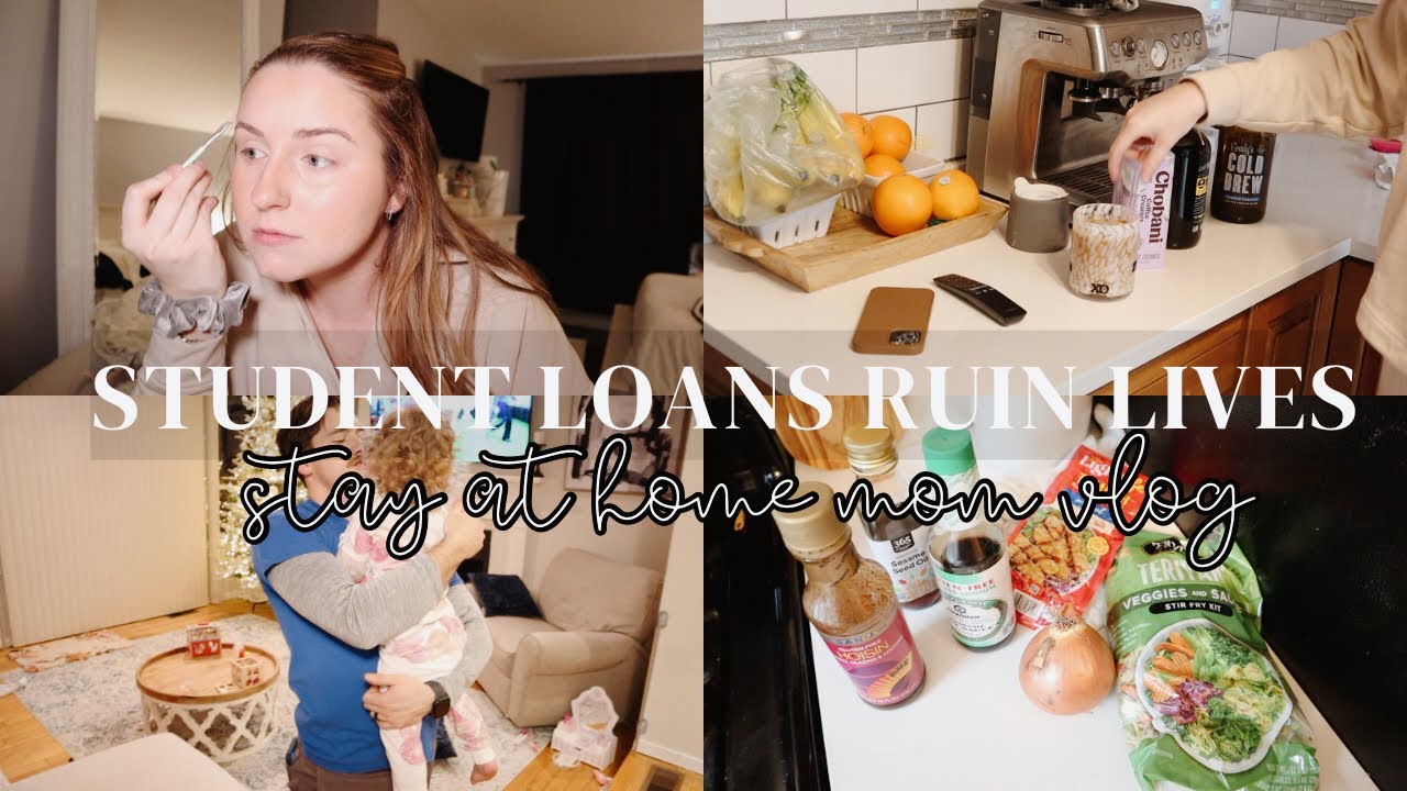 STUDENT LOANS, VEGAN DINNER IDEAS, LIFE WITH A TODDLER | STAY AT HOME MOM VLOG