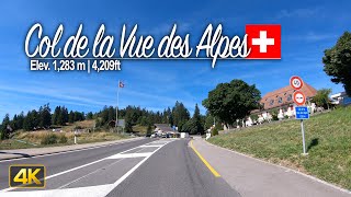 Col de la Vue des Alpes, Switzerland 🇨🇭 Driving from Neuchâtel to La Chaux-de-Fonds