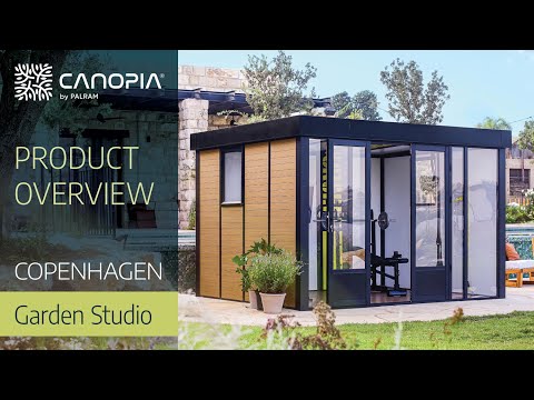 Trädgårdskontor Canopia by Palram Copenhagen 9,7 m²