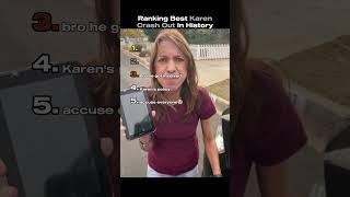 Karen Crash-out 🤣 #karen #crashout #ranking #tiktok