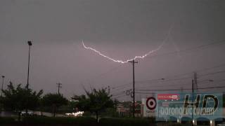 preview picture of video 'Lightning Storm in Winston-Salem May 28, 2010'
