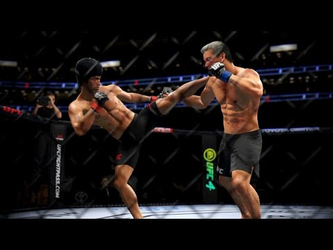 BRUCE LEE VS BRUCE BUFFER | UFC 4 BRUTAL FIGHT | UFC 4 K1 RULES | UFC 4 2020 | EA SPORTS UFC 4 | UFC
