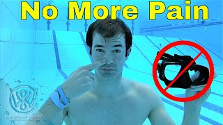 How to swim underwater without holding your nose - No more pain