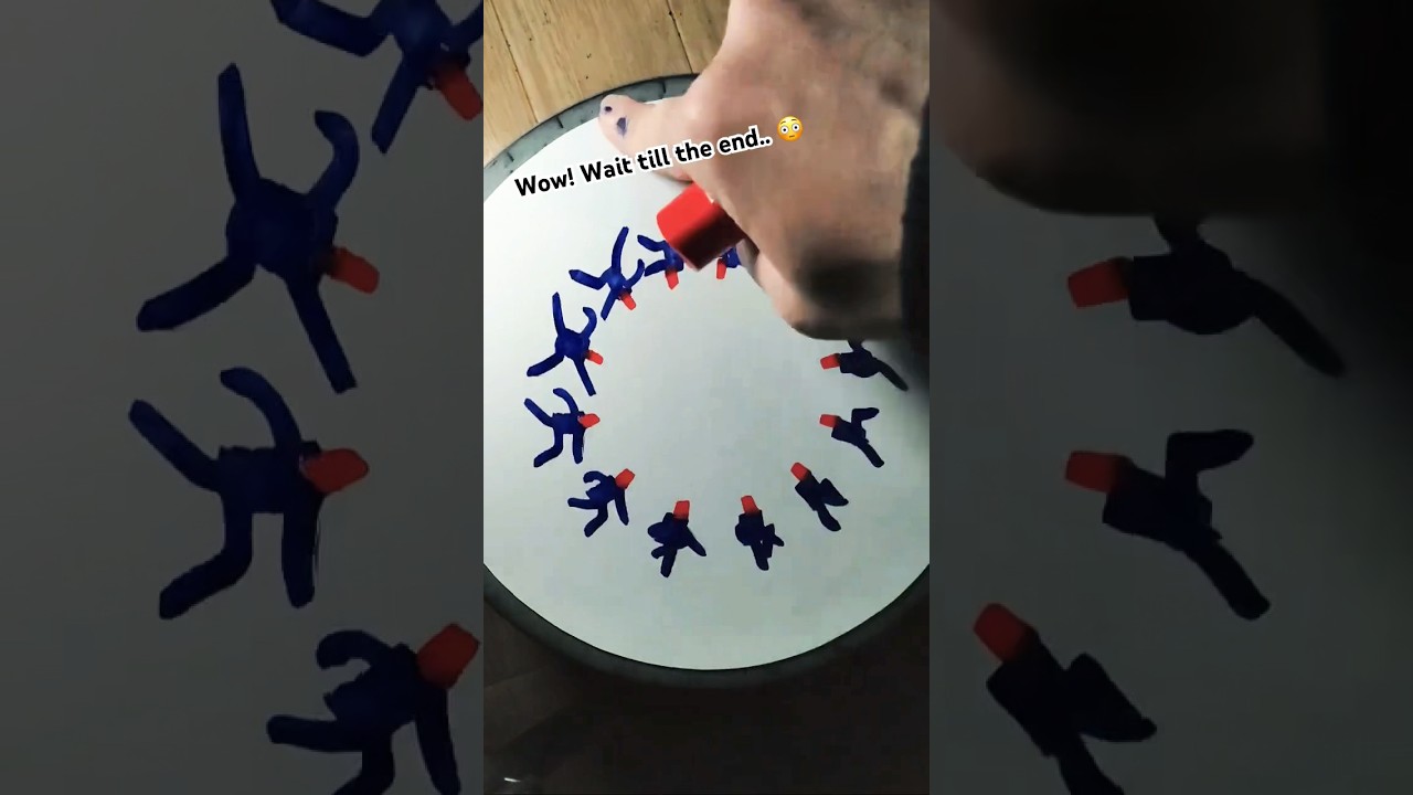 Wow! How amazing is this spin art by @LimbaTrip ! Well done! #spinart #artist #art #painting #arts