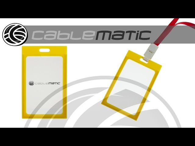 Vídeo relacionado con KHDULQ Lanyard, porta tarjetas identificativas Funda Plastico Tarjeta (Patrón De Cielo Estrellado Azul), Adecuado Para CordonesTarjetas De Identificación, Artículos De Oficina Y Escolare
