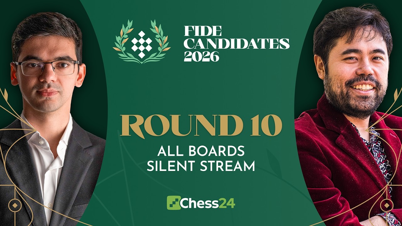 FIDE Candidates 2026: OPEN SECTION | ALL BOARDS: BIRD'S EYE VIEW | Rd 10