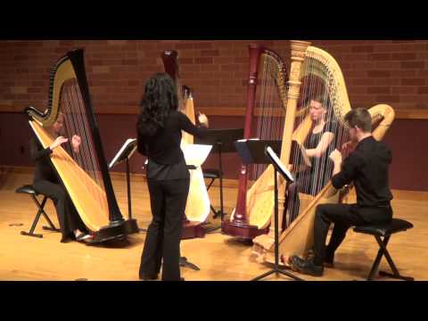 The Cascades by Scott Joplin for Three Harps - OU Harp Ensemble