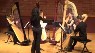 The Cascades by Scott Joplin for Three Harps - OU Harp Ensemble