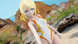 【MMD】ビビデバ／星街すいせい × 桃鈴ねね × 鏡音リン