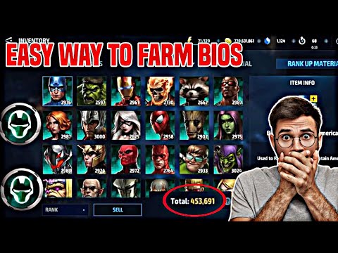 Easy Way To Farm Bios In MFF || How to farm more bios in marvel future fight || #mff #bios