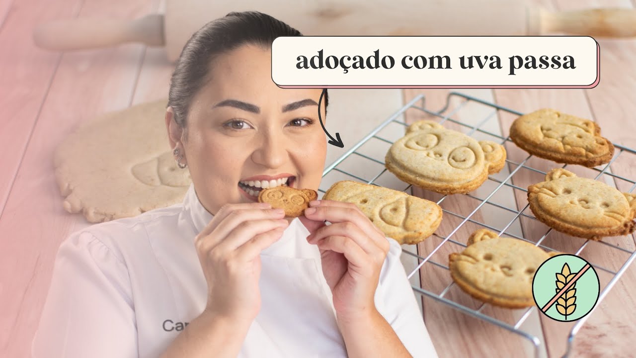 BISCOITINHO SEM AÇÚCAR E ADOÇANTES PERFEITO PARA CRIANÇAS