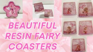 AMAZING Resin Fairy Coasters: Must See! @LETSRESIN