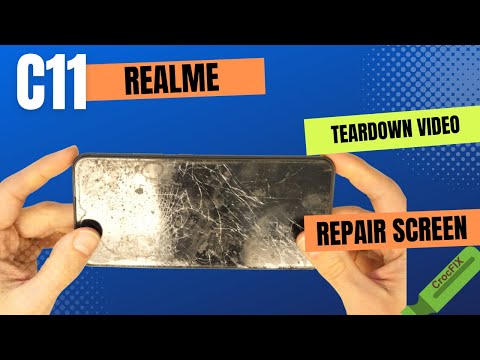 Realme C11 (2021) disassembly teardown and change LCD SCREEN