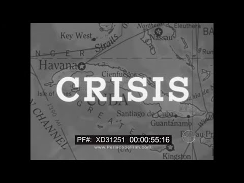 OCTOBER 1962 CUBAN MISSILE CRISIS    COLD WAR INCIDENT     ARMED FORCES SCREEN MAGAZINE     XD31251