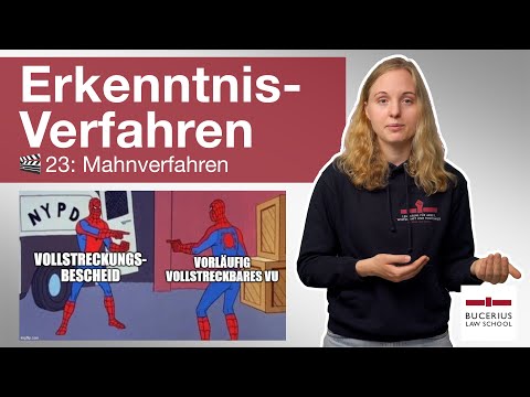 🟨 Mahnverfahren | 🎬 23 | ZPO-Erkenntnisverfahren