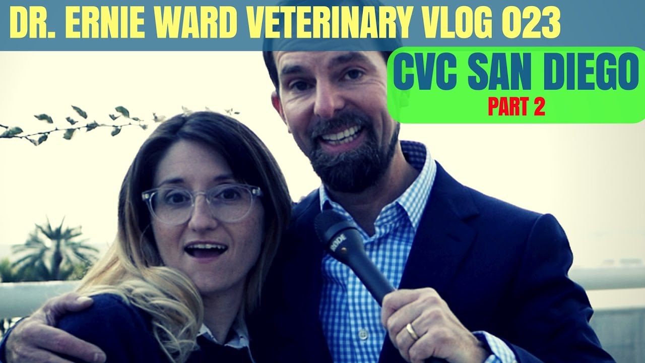 CVC San Diego 2 - Dr. Gary Landsberg, Tasha McNerney, CVT - Veterinary Vlog 023 - Dr. Ernie Ward