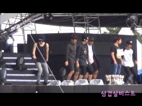 130914 인천 스카이 페스티벌 음악중심* 비스트 섀도우 BEAST Shadow 리허설 귀여운 장난