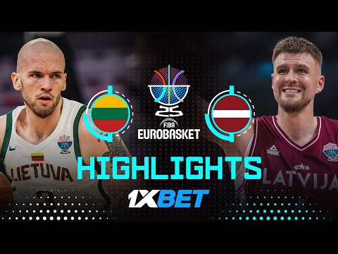Lithuania 🇱🇹 takes down Latvia 🇱🇻 in Baltic Derby to advance to #EuroBasket 2025 Quarter-Finals!