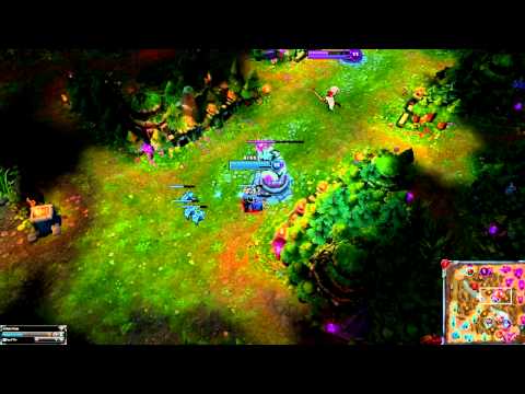 Insane Ezreal ultimate, killing across the map! (League of Legends)