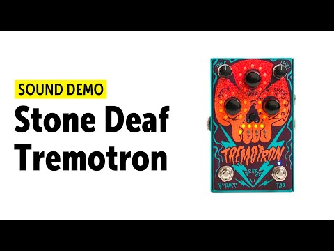Stone Deaf FX Tremotron Analog Tremolo 2010s - Blue/Orange image 7