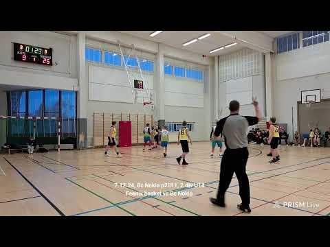 7.12.24, Bc Nokia p2011, 2 div. U14, Feenix Basket vs Bc Nokia