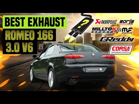 Alfa Romeo 166 Exhaust Sound 3.0 V6 🔥 Acceleration,Mods,Upgrade,Review,Ragazzon,Ulter,Inoxcar,CSC+