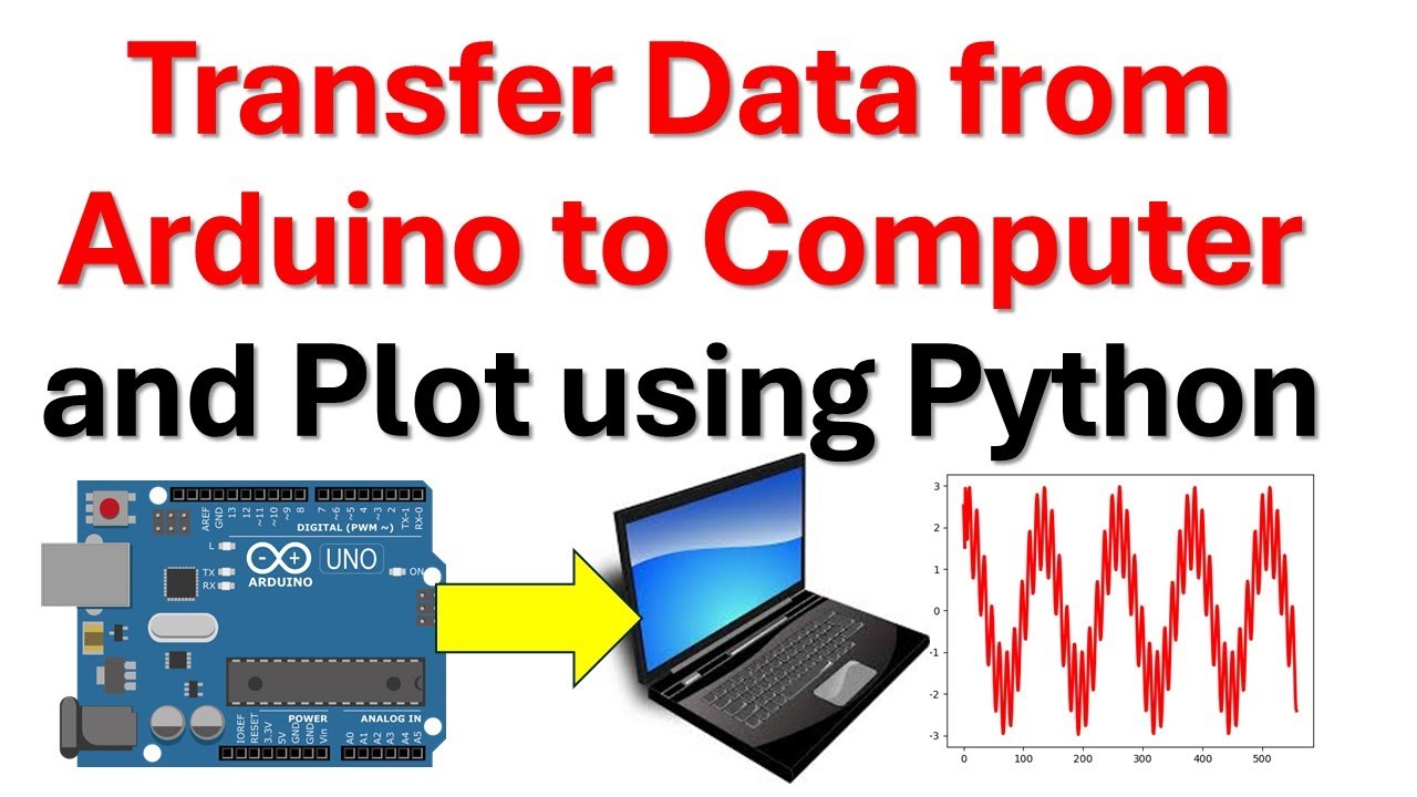 Transfer Arduino Data to Computer Using Python and Plot Data in Real-Time on Computer