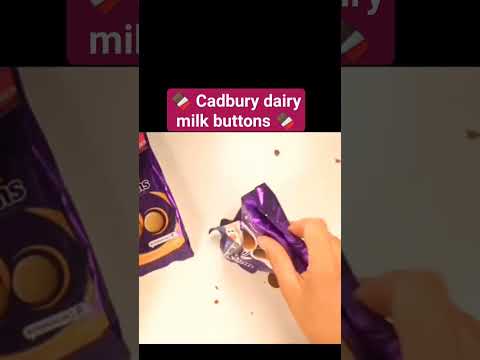 🍫Cadbury dairy milk buttons 🍫#cravingsatisfied#delicious#yummy#chocolate#asmr#asmrsounds#small#piece