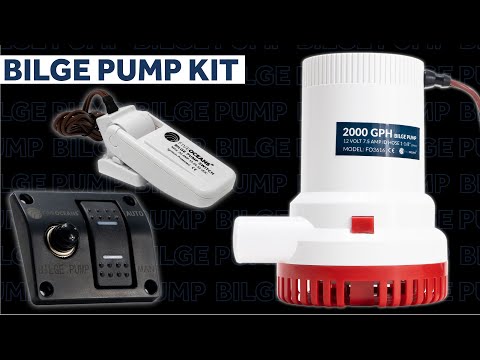 Bilge Pump kit Float Switch and 3-Way Panel Switch by: FIVE OCEANS