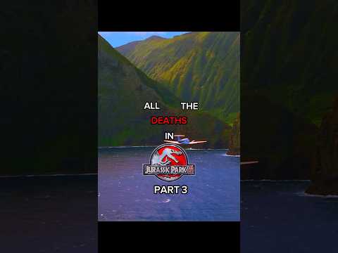 All Deaths in Jurassic part 3 || #jurassicworld #jurassicpark