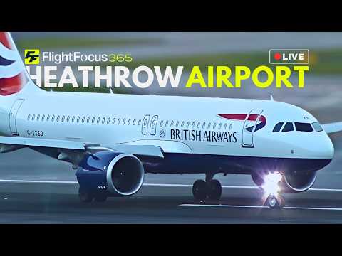 Heathrow Airport Live - Friday 13th Feb 2026