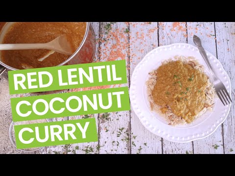 Easy Red Lentil Coconut Curry (Crock Pot Recipe)