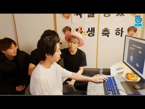 (ENG SUB) BTS VLIVE - JIN BIRTHDAY