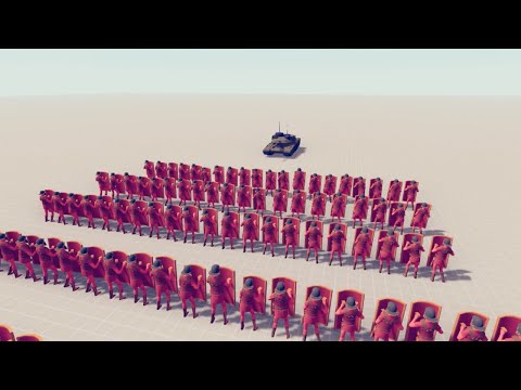 TESLA TANK vs ANCIENT FACTION - Totally Accurate Battle Simulator TABS