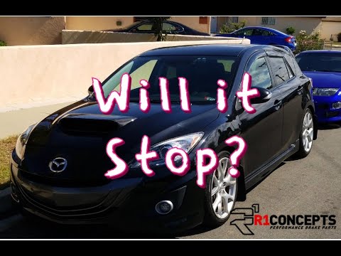 Mazdaspeed3 Brake and Rotor Change