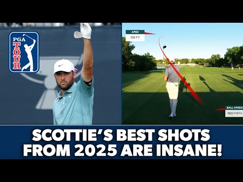 Scottie Scheffler’s best shots from the 2025 PGA TOUR Season