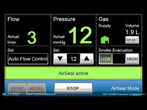 AirSeal In Service  Module 6   AirSeal Mode Steps for Use in Primary Insufflation