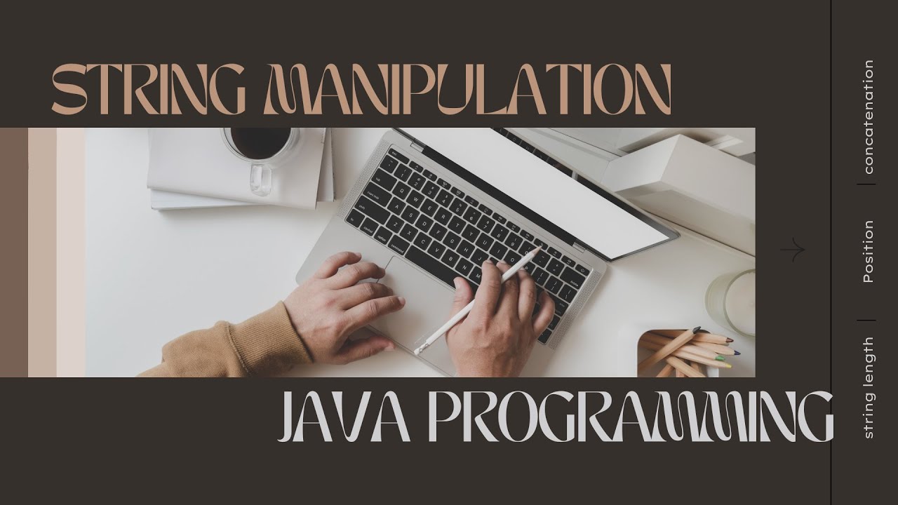 Java Programming || String Manipulation @NithiyapriyaPasavaraj