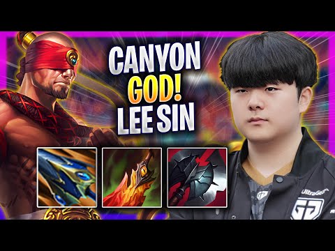 CANYON IS A GOD WITH LEE SIN! - GEN Canyon Plays Lee Sin JUNGLE vs Elise! | Season 2024