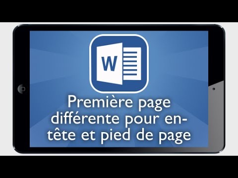 comment modifier l'en tête word 2007