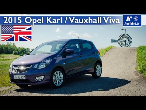 2015 Opel Karl / Vauxhall Viva - Test, Test Drive and In-Depth Car Review (English)