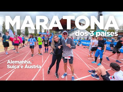 DREI LÄNDER Marathon | MARATONA dos 3 PAÍSES: Alemanha, Suíça e Áustria! 4K