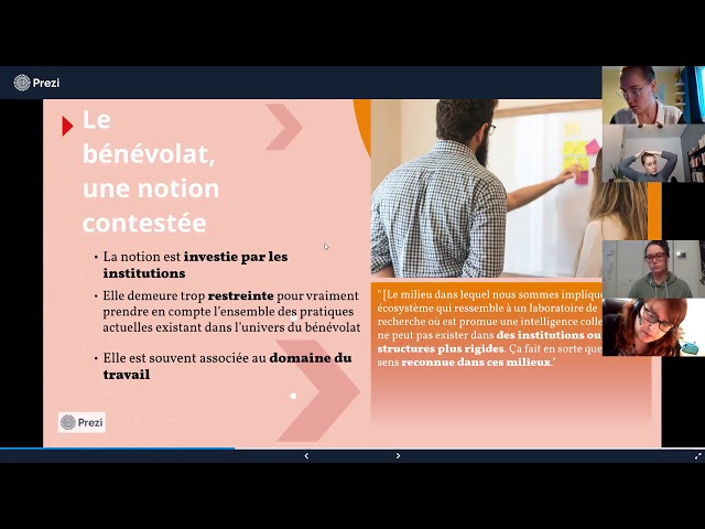 Conférence: «Professionnalisation du bénévolat – Cartographie du bénévolat»